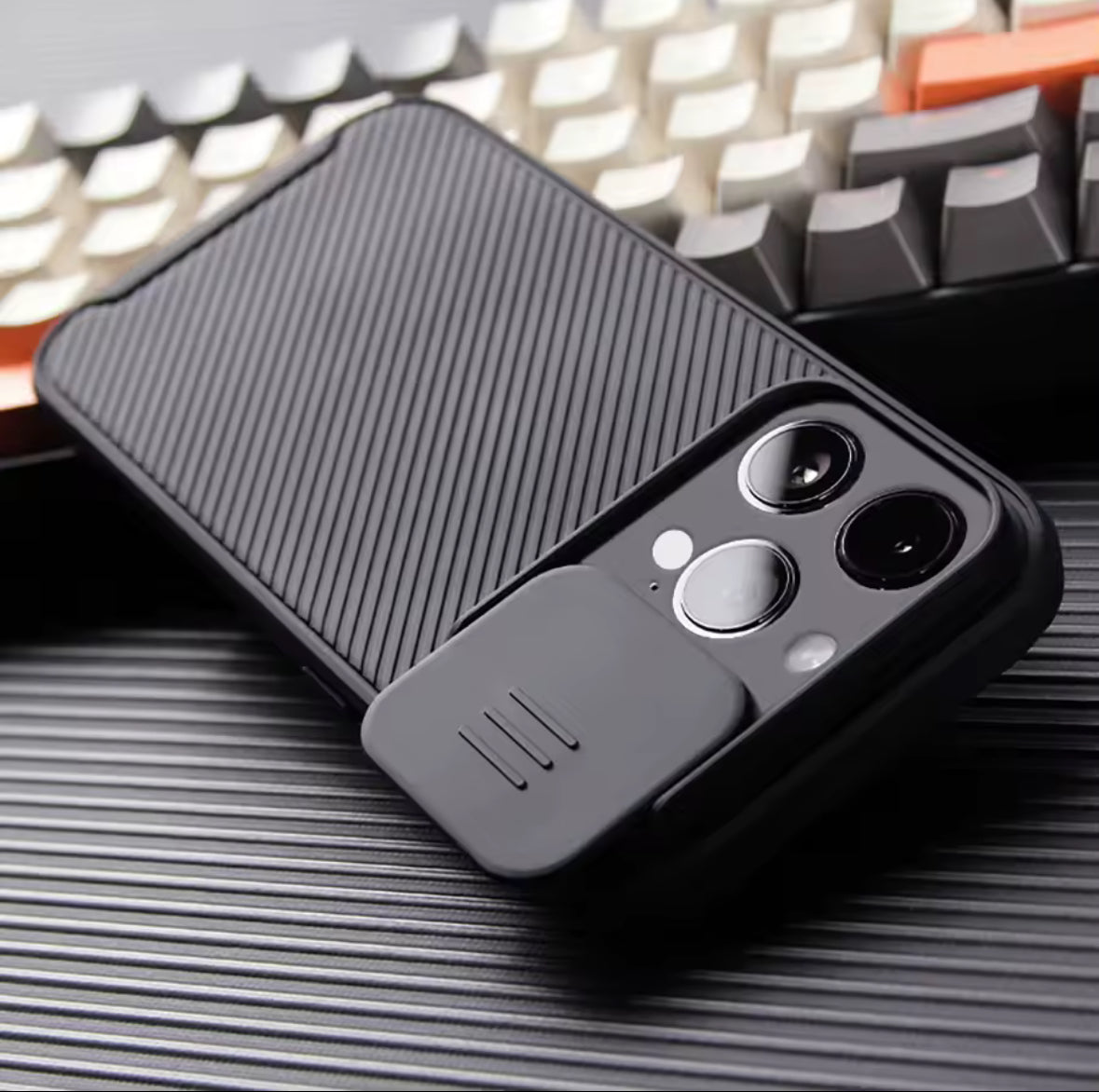 Lens Guardian™ Rear Camera Slide Cover iPhone® Case