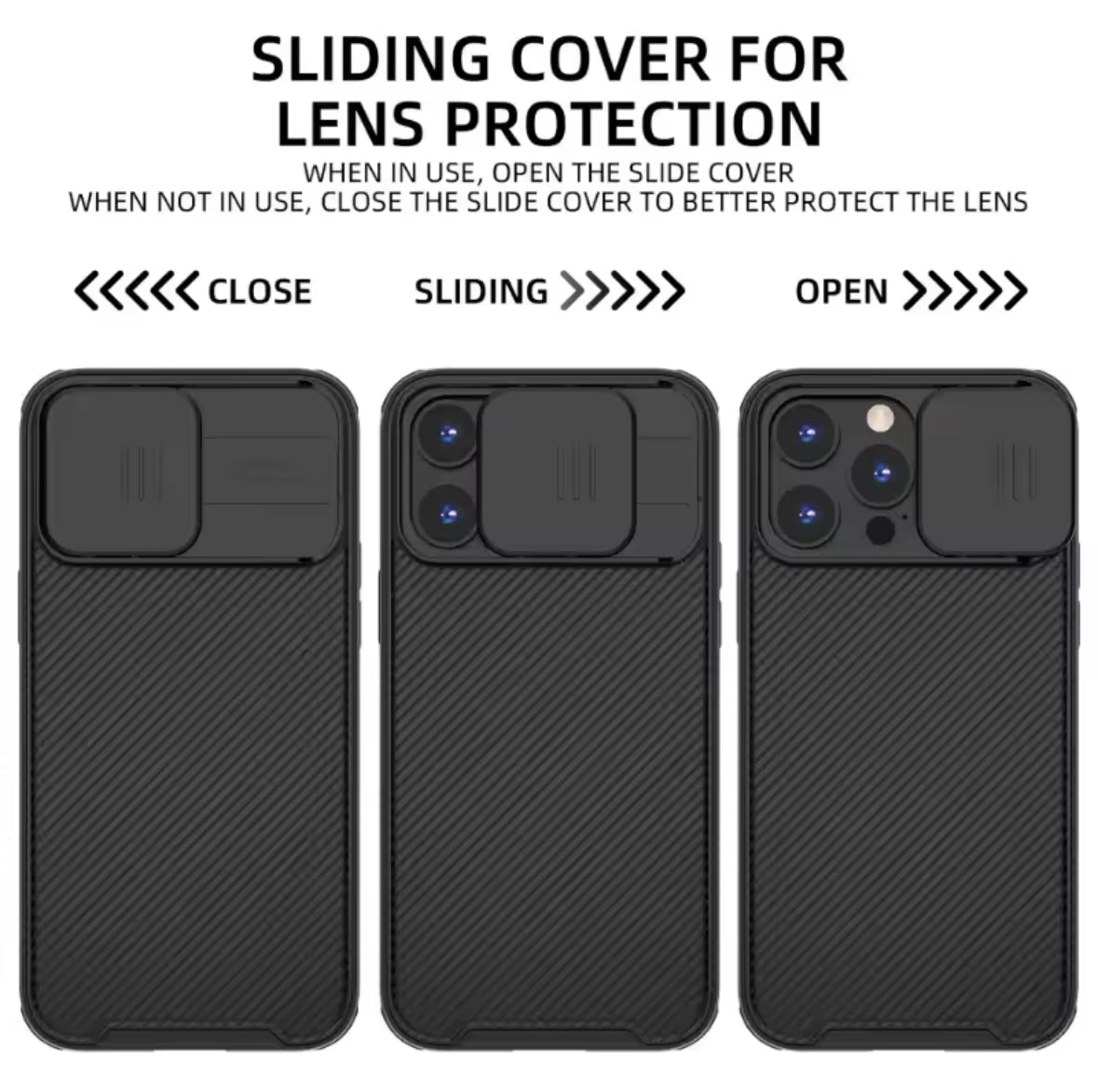 Lens Guardian™ Rear Camera Slide Cover iPhone® Case
